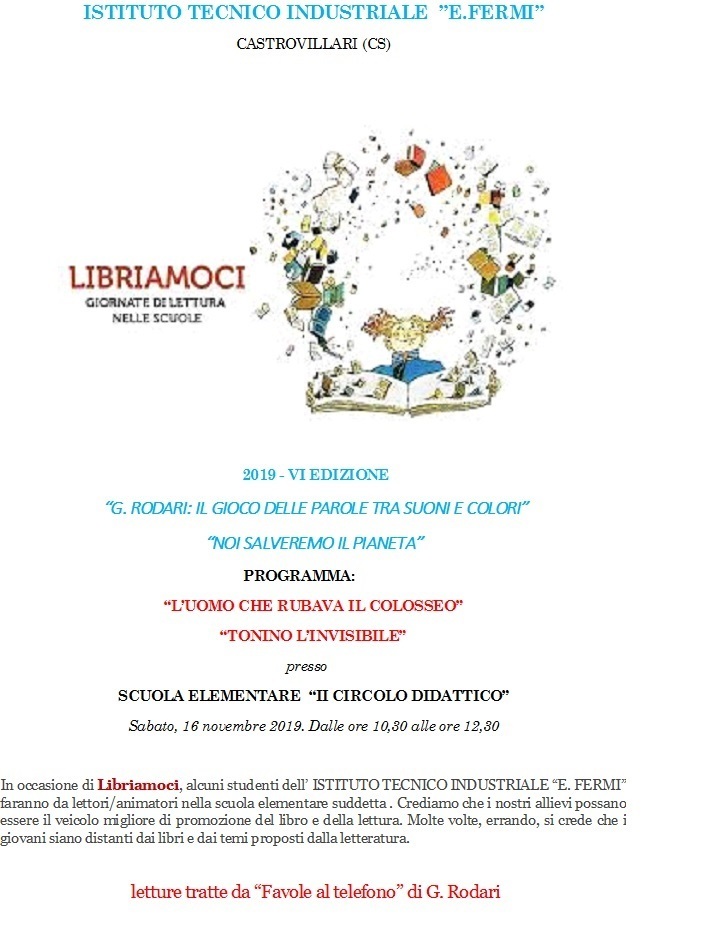 LIBRIAMOCI GIORNATA DI LETTURA NELLE SCUOLE FILEminimizer